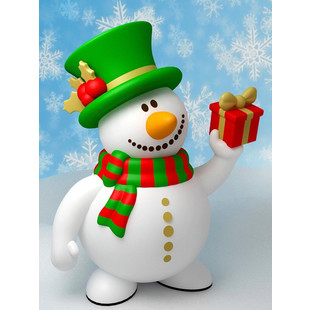 Снеговики из пенопласта купить новогодний декор